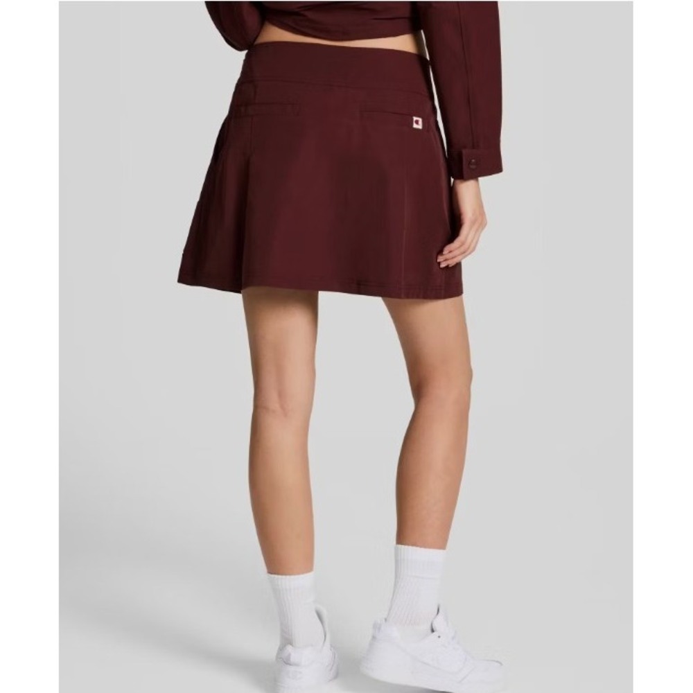 Champion Skort Womens Maroon Size 4 Pleated Athletic - NWT